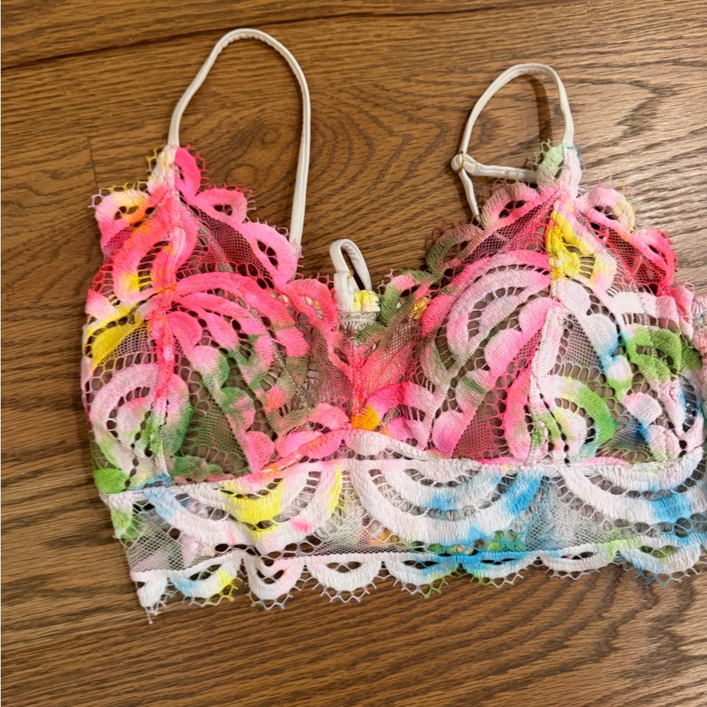 Pilyq Multicolor Lace Bralette